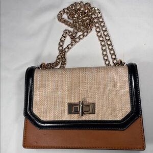 Aldo Elegant Tan and Black Women's Bag